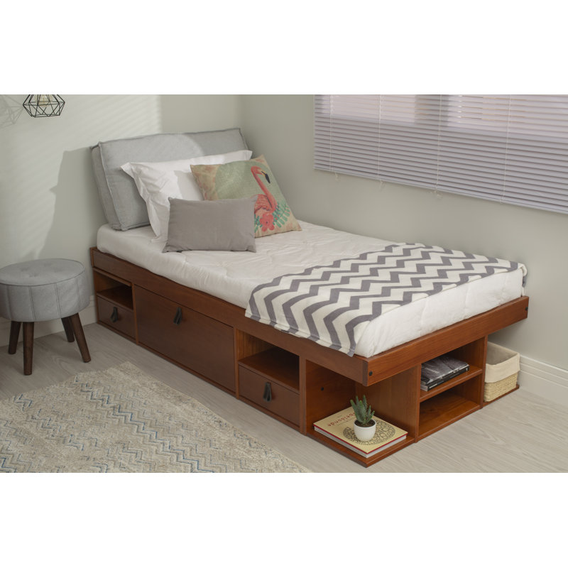 Latitude Run® Pharr Low Profile Storage Platform Bed & Reviews Wayfair.ca